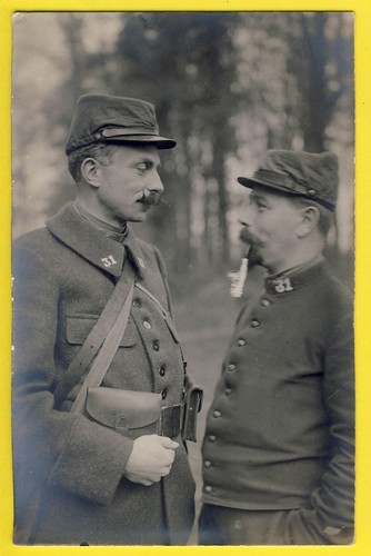 Cpa carte photo militaires - carte,