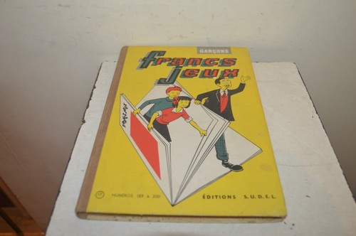 Ancien livre illustre francs - livre,