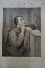 GRANDE LITHO XIX° PORTRAIT