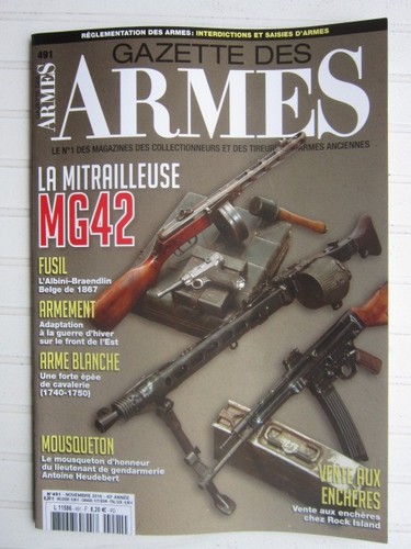 Gazette des armes 491 - armes, /la