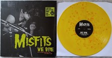 MISFITS we bite...  LP   YELLOW SPLATTER