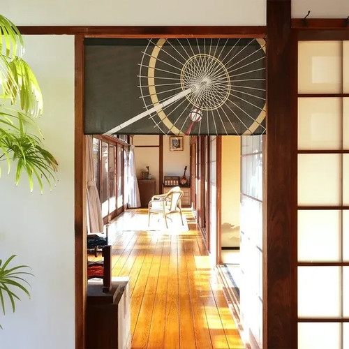 Parasol japonais rideau noren - parasol,