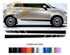 2 X BANDES STRIPES POUR FIAT 500  AUTOCOLLANT STICKER BD573N-34