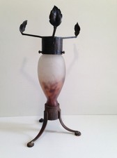 Pied de lampe fer forgé &