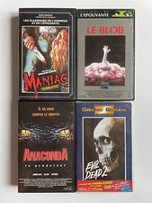 Lot de 4 VHS K7 Film HORREUR