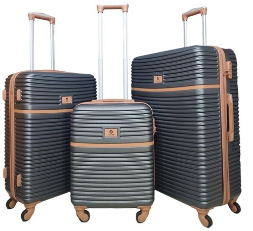 Set valises rigides grises - de,