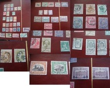 LOT DE TIMBRES ANCIENS  DE BELGIQUE - REF 23