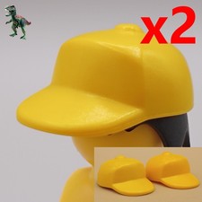 X2 Playmobil casquette de