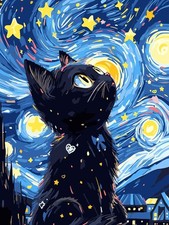 Peinture diamant 5D chat  Kit