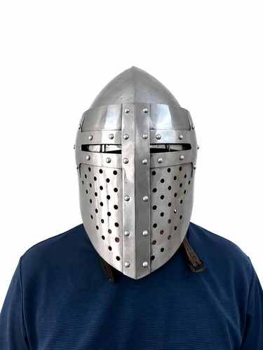 Casque acier grand - casque, en
