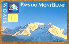 CARTE SIVOM PAYS DU MONT-BLANC PAS TÉLÉCARTE SCHEDA TELEFONKARTE PAY PHONE CARD