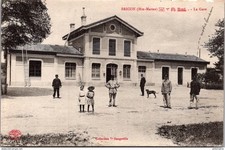 S21350 cpa 52 Bricon - La Gare