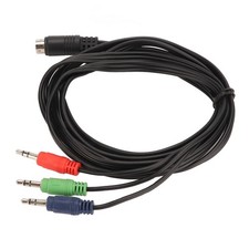Mini DIN To 3 DC 3.5mm Cable 9