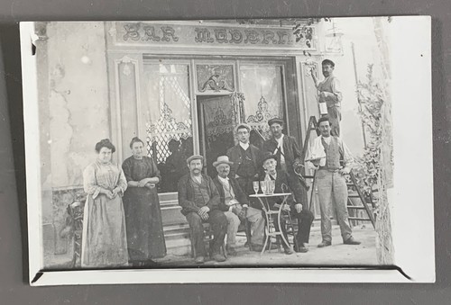Carte photo bar moderne - carte,