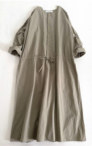 Robe longue chemise - en, lin