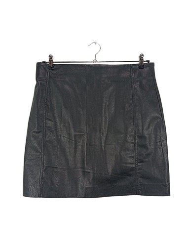 Jupe cuir synthétique - h&m,