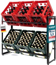 Étagère À Bouteilles Pour 4-6 Caisses Autonome Et Stable Kenji