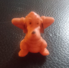 Figurine gomme ESSO GLUPS-DINGO VERSION ORANGE ANNEE 1970