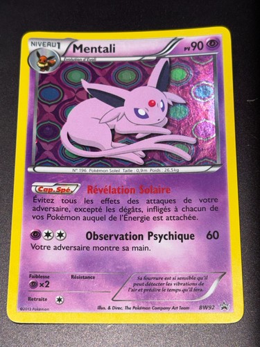 Carte pokemon mentali promo - mentali,