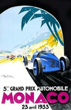POSTER AFFICHE MONACO GRAND