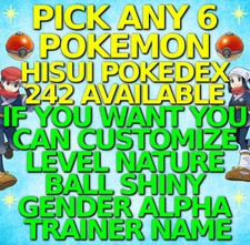 ✨PICK ANY 6x ALPHA SHINY or