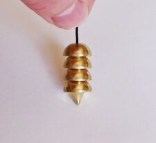 PENDULE  RADIONIQUE 4 PILES  SERVRANX PETIT MODEL DORE  RADIESTHESIE ESOTERISME 