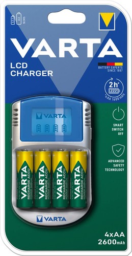 Chargeur piles incl 4x aa - chargeur, piles,