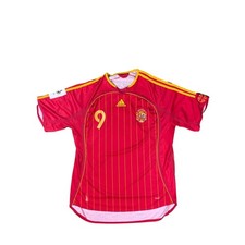 Maillot vintage domicile Espagne #9 Torres saison 2006-2007