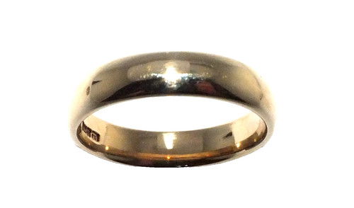 Bague alliance jaune 9ct - jaune,