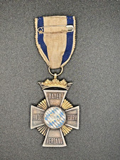 ALLEMAGNE- BAVIERE-  FEUERWEHR BAYERN- SAPEUR POMPIER- 50 ANS- EHRENKREUZ 1924