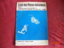 LISTE  PIECES  TONDEUSES ET