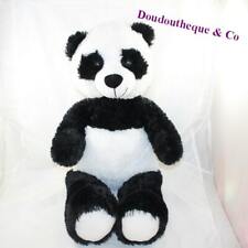 Grande peluche panda MAX & SAX blanc noir 70 cm (MO4978)