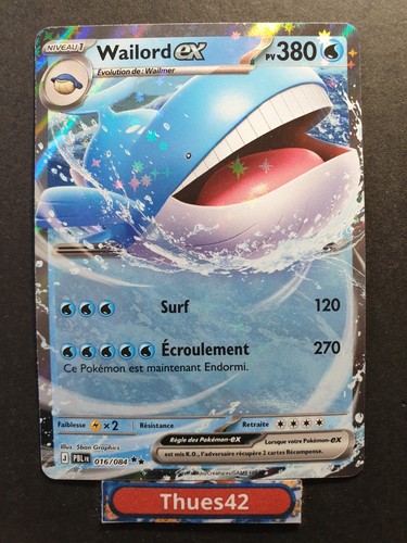 Carte pokémon wailord - carte,