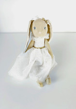 Peluche/Doudou Lapin Ballerine Beige Doré Robe Blanche Tulle Pois  Nicotoy Kiabi