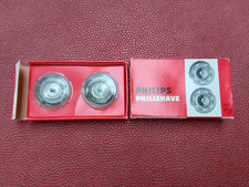 PHILIPS SC8081 PHILISHAVE 2 Têtes De Rasoir/Old Razor Head 60's Made in Holland 