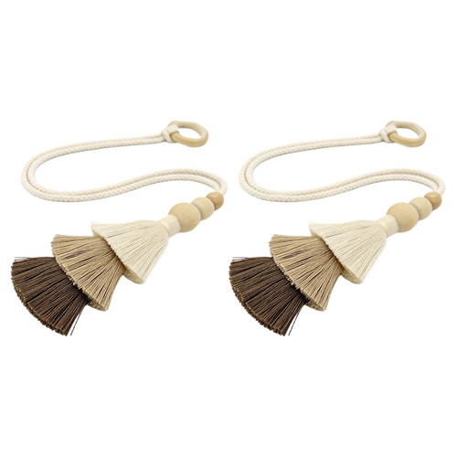 Attaches rideaux pompons - rideaux,