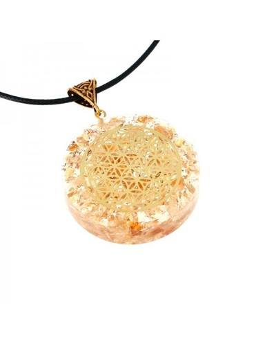 Orgonite pendentif fleur - orgonite,