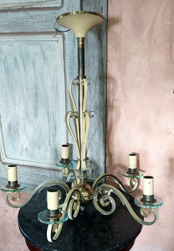 Lustre moderniste bronze - moderniste,