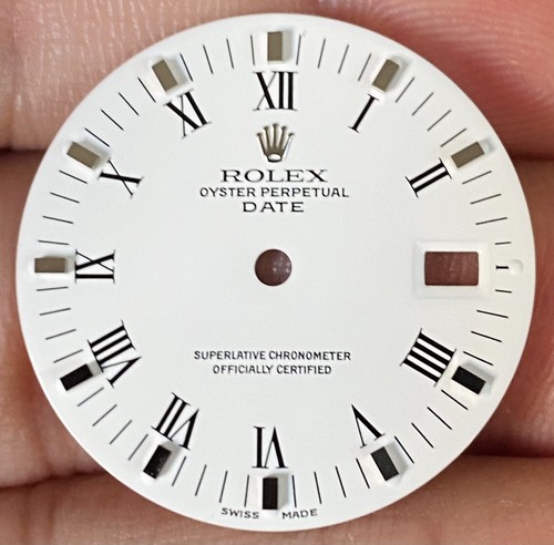 Rolex roman dial for date - rolex, 34mm