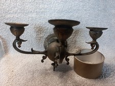 Chandelier Mural En Laiton Ou