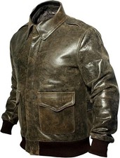 Veste de pilote de vol en cuir