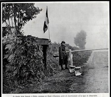 1940  --  LIGNE DE DEMARCATION A PETITIE COMME DE BOUEX CHARENTE   3Q991
