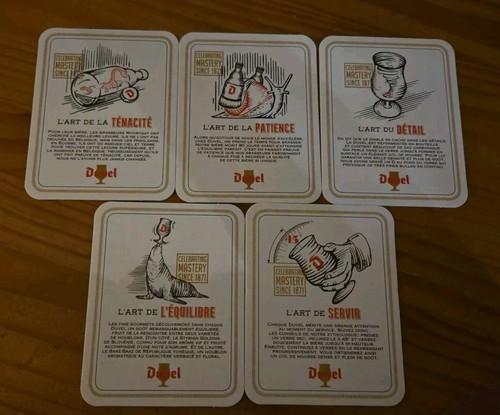 Serie sous bocks duvel - bocks,