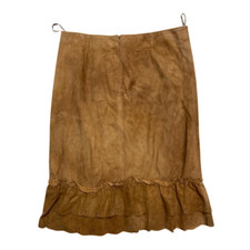 Vintage 70's 80's Jupe Marron