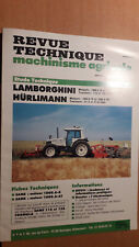 Lamborghini Hurlimann tracteur 115 135 6115 6135 : revue technique RTMA 78