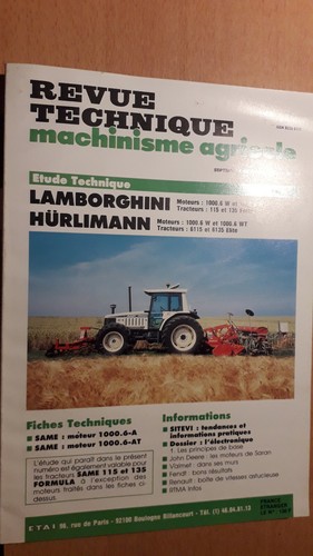 Lamborghini hurlimann tracteur - lamborghini,