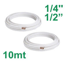 Paire de Tubes en Cuivre 1/4''