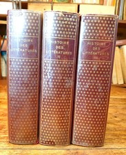 LIVRE ANCIEN 1955–1958, LA PLÉIADE, HISTOIRE DES LITTÉRATURES