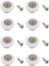Lot de 8 roulettes de porte de