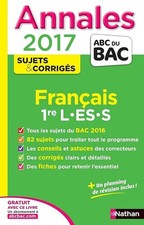 Annales ABC du BAC 2017 Français 1re L.ES.S - Cassou-Noguès, Anne